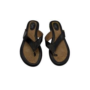 Born B.O.C Brown Thong Flip Flop Sandals BC3527 Women's 7M Summer Beach Casual